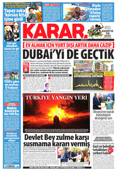 KARAR 13 Ağustos 2025 gazete manşeti