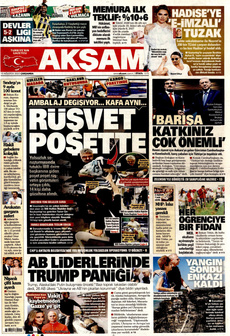 AKŞAM 13 Ağustos 2025 gazete manşeti