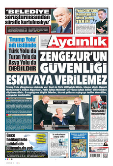 AYDINLIK GAZETESİ 13 Ağustos 2025 gazete manşeti