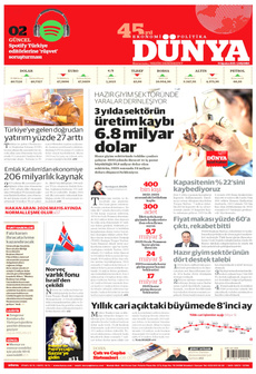DÜNYA 13 Ağustos 2025 gazete manşeti