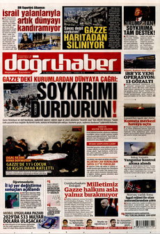 DOĞRU HABER 13 Ağustos 2025 gazete manşeti