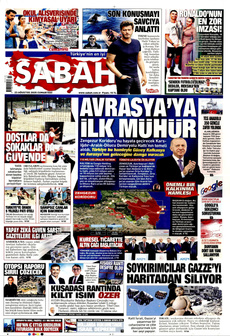 SABAH 23 Ağustos 2025 gazete manşeti