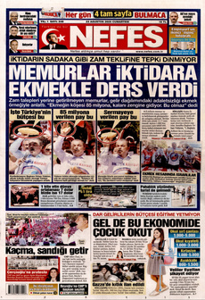 NEFES 23 Ağustos 2025 gazete manşeti