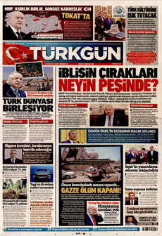 TÜRKGÜN 23 Ağustos 2025 gazete manşeti