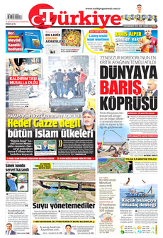 TÜRKİYE GAZETESİ 23 Ağustos 2025 gazete manşeti