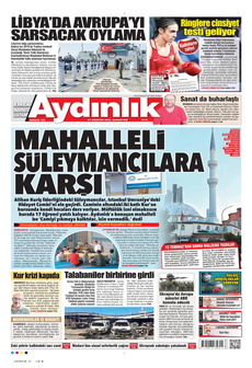 AYDINLIK GAZETESİ 23 Ağustos 2025 gazete manşeti