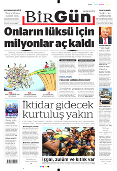 BİRGÜN 23 Ağustos 2025 gazete manşeti