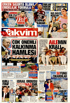 TAKVİM 23 Ağustos 2025 gazete manşeti