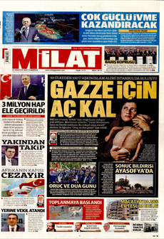 MİLAT 23 Ağustos 2025 gazete manşeti