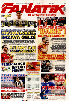 FANATİK 23 Ağustos 2025 gazete manşeti