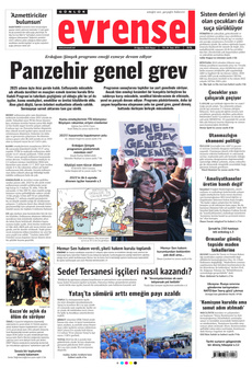 EVRENSEL 24 Ağustos 2025 gazete manşeti