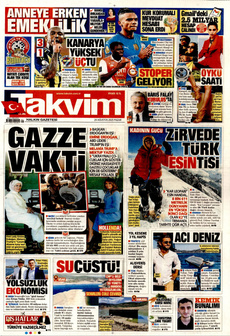 TAKVİM 24 Ağustos 2025 gazete manşeti