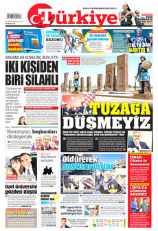TÜRKİYE GAZETESİ 26 Ağustos 2025 gazete manşeti