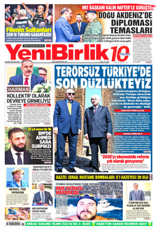 YENİBİRLİK 26 Ağustos 2025 gazete manşeti