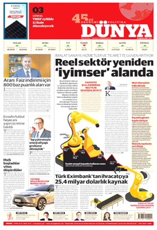 DÜNYA 26 Ağustos 2025 gazete manşeti
