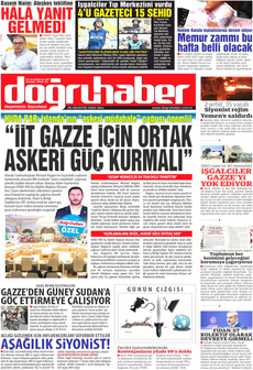 DOĞRU HABER 26 Ağustos 2025 gazete manşeti