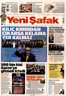 YENİ ŞAFAK 27 Ağustos 2025 gazete manşeti