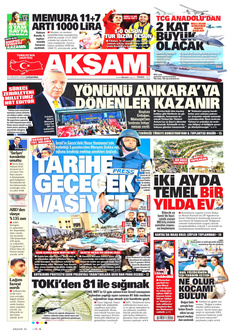 AKŞAM 27 Ağustos 2025 gazete manşeti