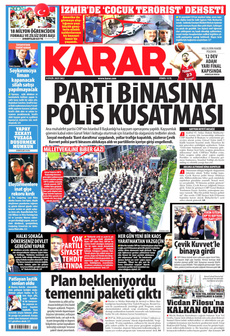 KARAR 9 Eylül 2025 gazete manşeti