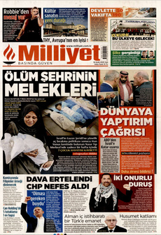MİLLİYET 16 Eylül 2025 gazete manşeti