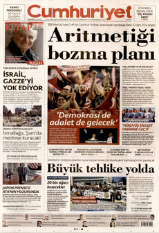 CUMHURİYET 18 Eylül 2025 gazete manşeti