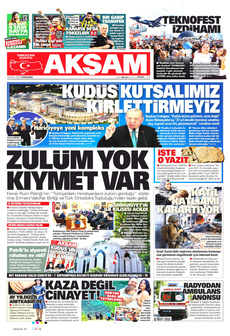 AKŞAM 18 Eylül 2025 gazete manşeti