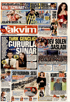 TAKVİM 18 Eylül 2025 gazete manşeti