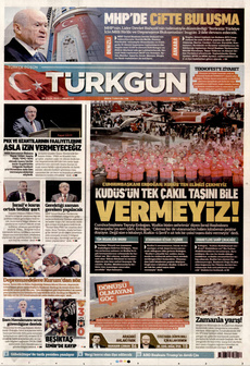 TÜRKGÜN 20 Eylül 2025 gazete manşeti