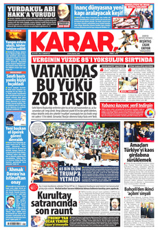KARAR 20 Eylül 2025 gazete manşeti