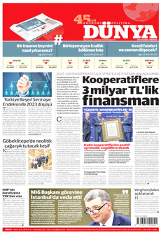 DÜNYA 20 Eylül 2025 gazete manşeti