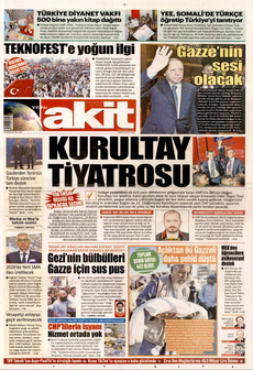 YENİ AKİT 21 Eylül 2025 gazete manşeti
