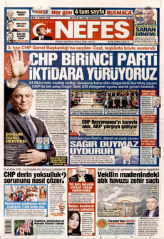 NEFES 22 Eylül 2025 gazete manşeti
