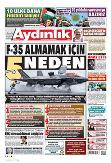 AYDINLIK GAZETESİ 22 Eylül 2025 gazete manşeti