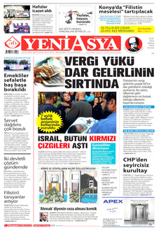 YENİ ASYA 22 Eylül 2025 gazete manşeti