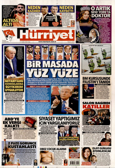 HÜRRİYET 23 Eylül 2025 gazete manşeti