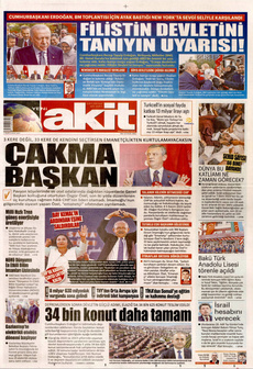 YENİ AKİT 23 Eylül 2025 gazete manşeti