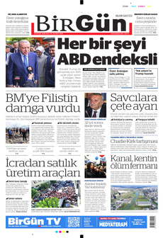 BİRGÜN 23 Eylül 2025 gazete manşeti