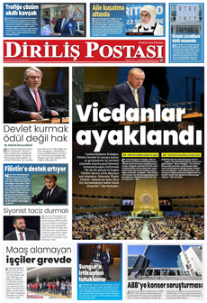DİRİLİŞ POSTASI 24 Eylül 2025 gazete manşeti