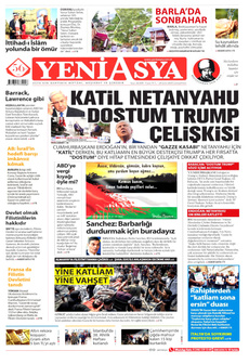 YENİ ASYA 24 Eylül 2025 gazete manşeti