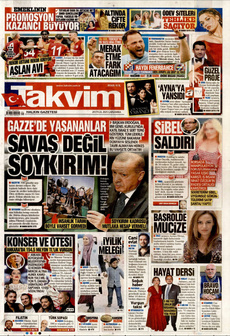 TAKVİM 24 Eylül 2025 gazete manşeti