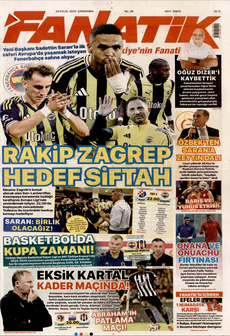 FANATİK 24 Eylül 2025 gazete manşeti
