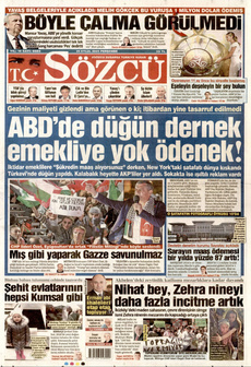 SÖZCÜ 25 Eylül 2025 gazete manşeti