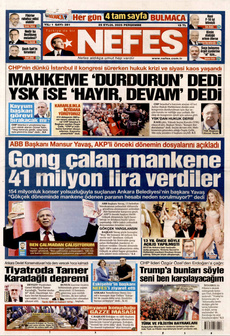 NEFES 25 Eylül 2025 gazete manşeti