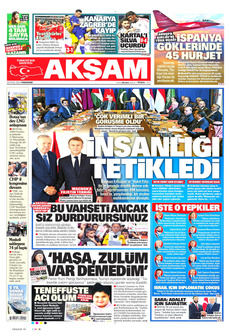 AKŞAM 25 Eylül 2025 gazete manşeti