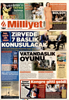 MİLLİYET 25 Eylül 2025 gazete manşeti