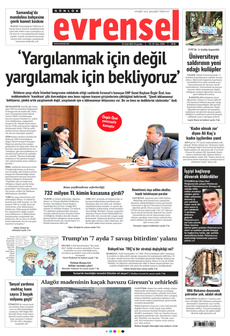 EVRENSEL 25 Eylül 2025 gazete manşeti