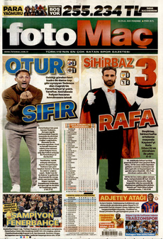 FOTOMAÇ 25 Eylül 2025 gazete manşeti