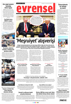 EVRENSEL 26 Eylül 2025 gazete manşeti