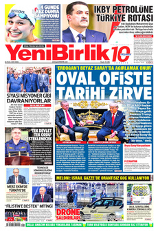 YENİBİRLİK 26 Eylül 2025 gazete manşeti