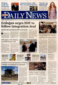HÜRRİYET DAİLY NEWS 26 Eylül 2025 gazete manşeti